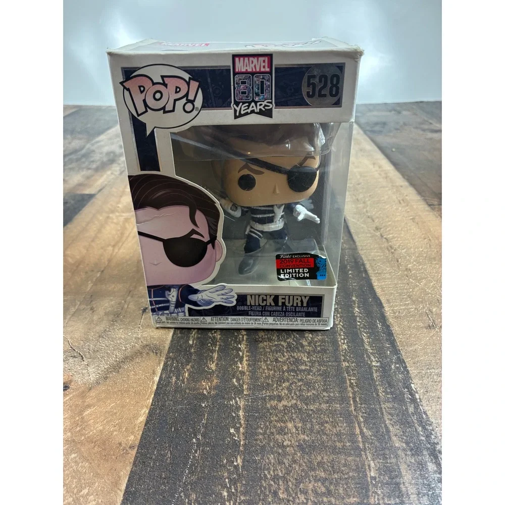 Funko Pop Marvel 80 Years Nick Fury 528 2019 Fall Convention Limited Edition
